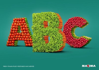 新鲜起义 2012年平面广告蔬果篇，一场色彩与创意的味觉革命